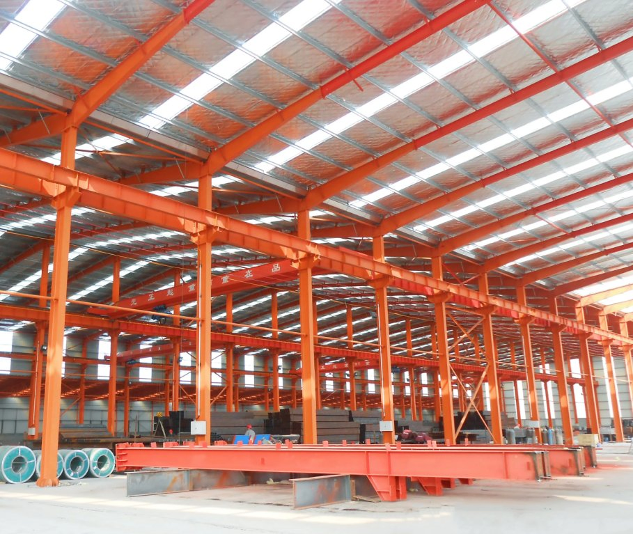 Estrutura de Aço Industrial Oficina Armazém de Aço/ Edifício de Fábrica Pré-fabricada