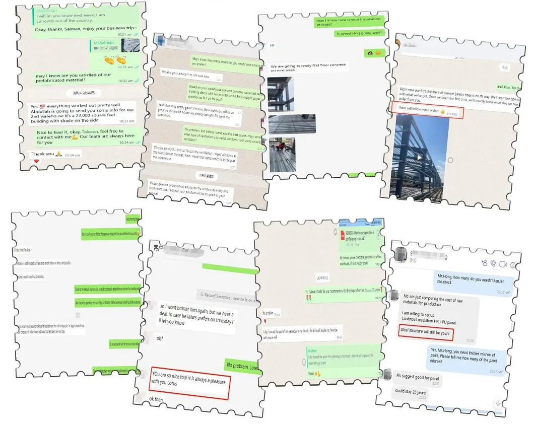 Feedback dos clientes