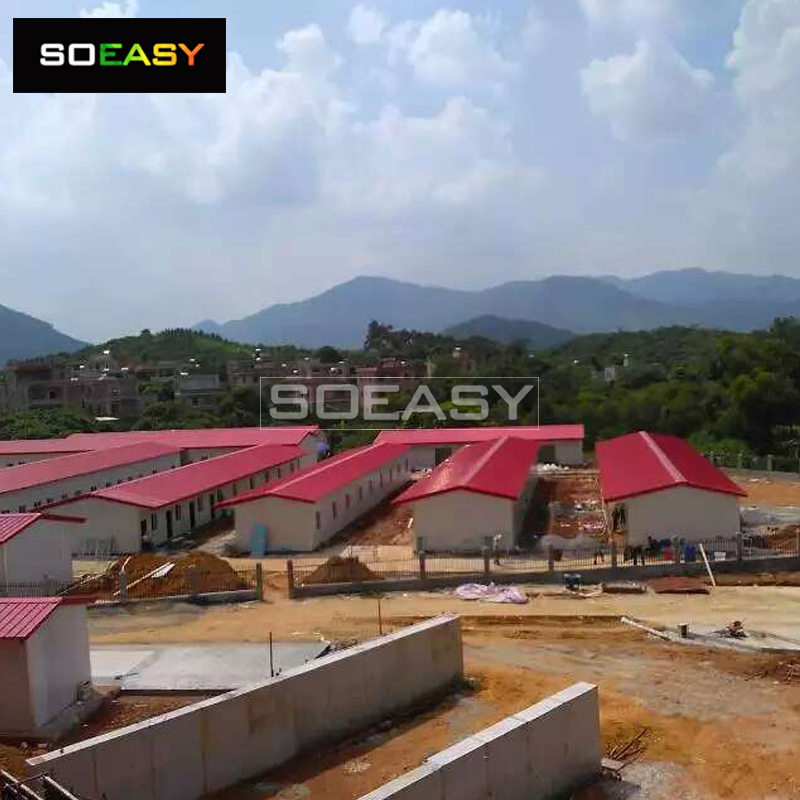 Construção Rápida de Edifício Prefabricado de Aço de Alta Qualidade para Dormitório