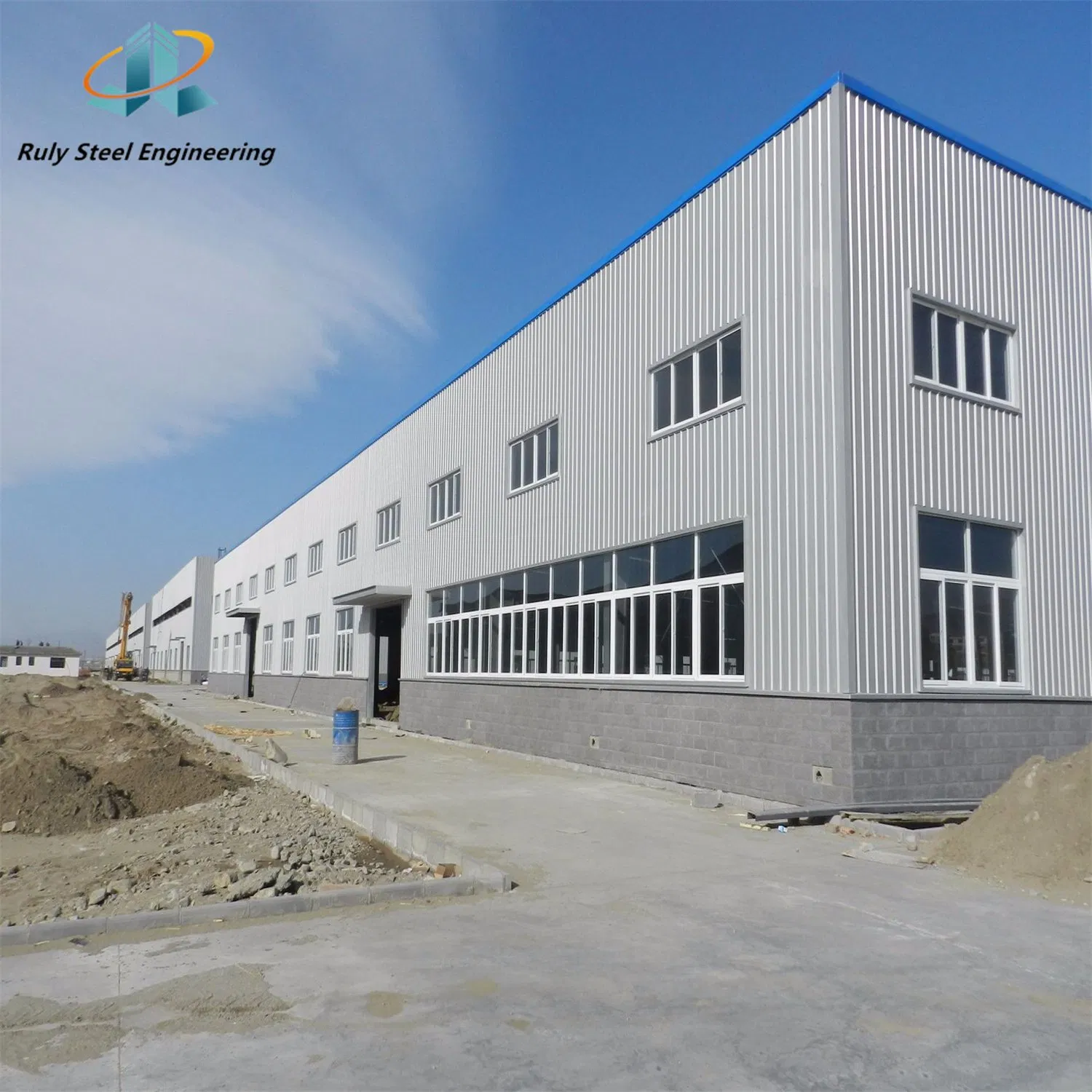 Edifícios Prefabricados Armazém Estruturas de Aço Prefabricadas Centros Comerciais