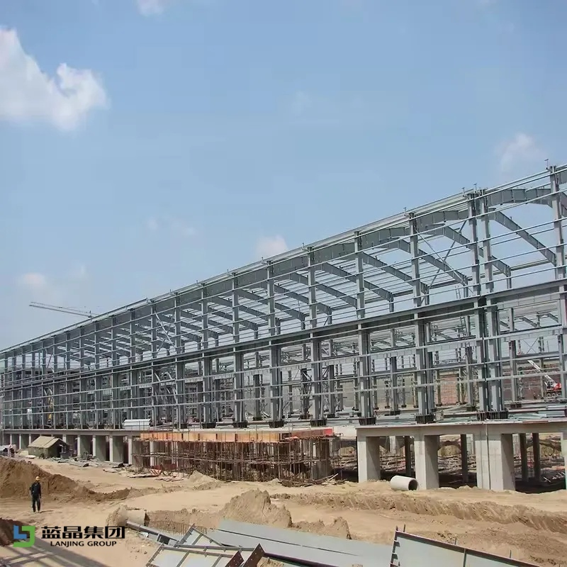 Estrutura Metálica de Aço Modular Prefabricada para Indústria Leve, Hospital, Hotel, Restaurante, Pavilhão de Exposições, Estádio, Indústria, Edifício Público