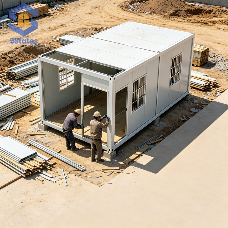 Casa Modular de Reassentamento Temporário Acessível do Governo
