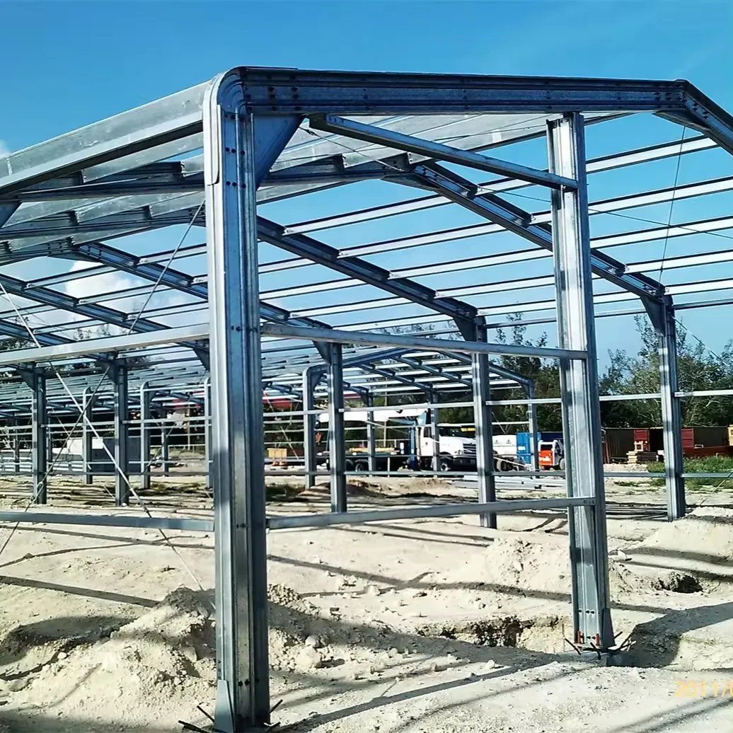 Estruturas de Aço Prefabricadas de Baixo Custo para Armazéns para Uso Industrial / Agrícola / Comercial