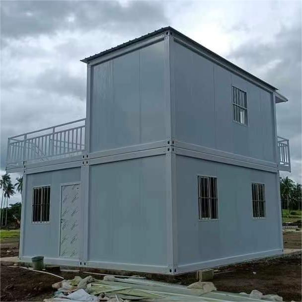 Escritório de Obras Portátil Alojamento de Dormitório Prefabricado Hotel Container Edifício Modular Relocável