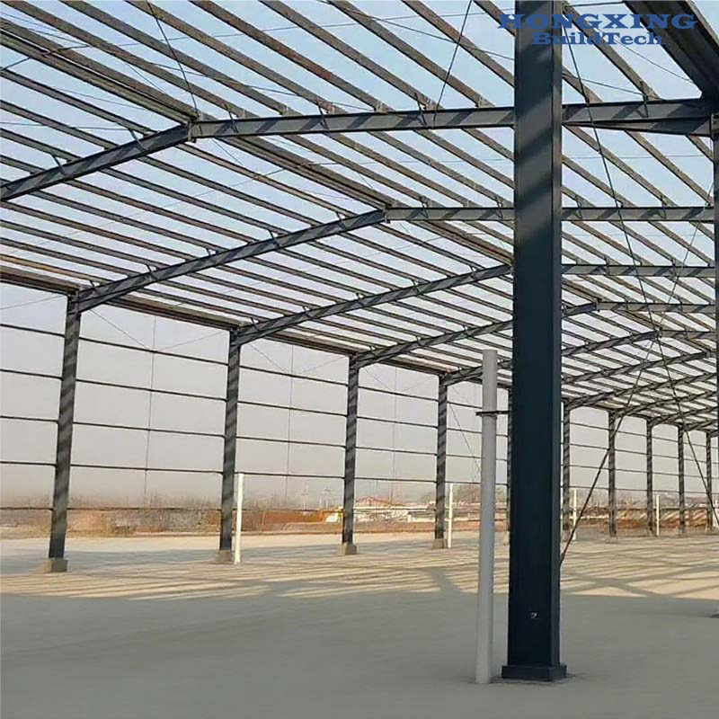 Armazém de Estrutura de Aço Prefabricada de Grande Vão, Edifícios Metálicos Prefabricados, Oficina de Carros, Edifícios de Fábrica