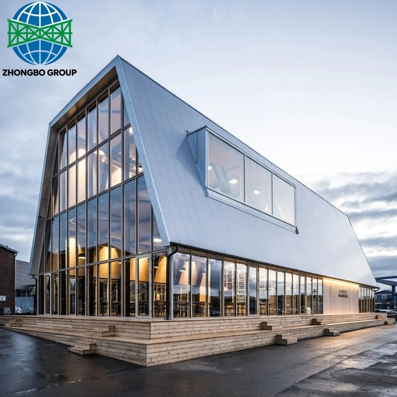 Construção de Oficina de Metal com Estrutura de Aço Prefabricada, Armazém, Casa, Edifício Comercial, Escritório, Edifício de Armazenamento