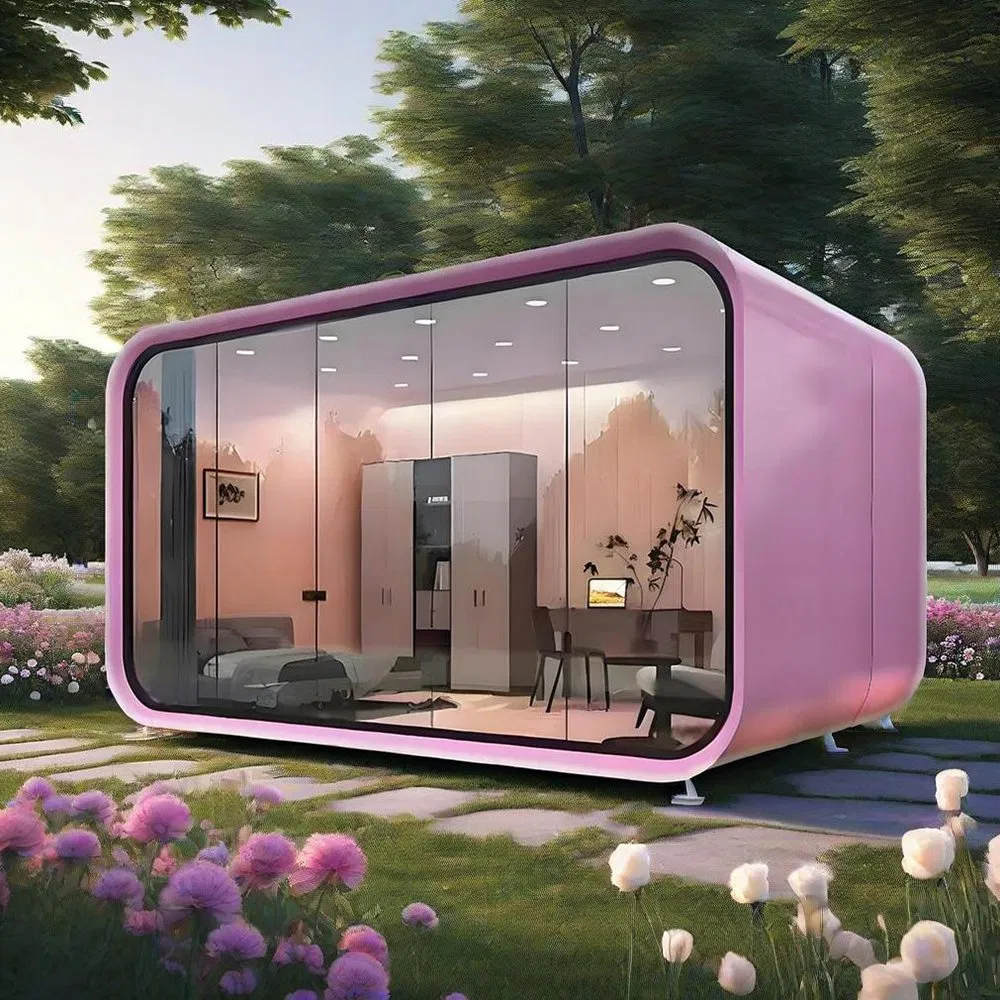 Casa Modular Personalizada Casa de Maçã com Banheiro, Quarto, etc