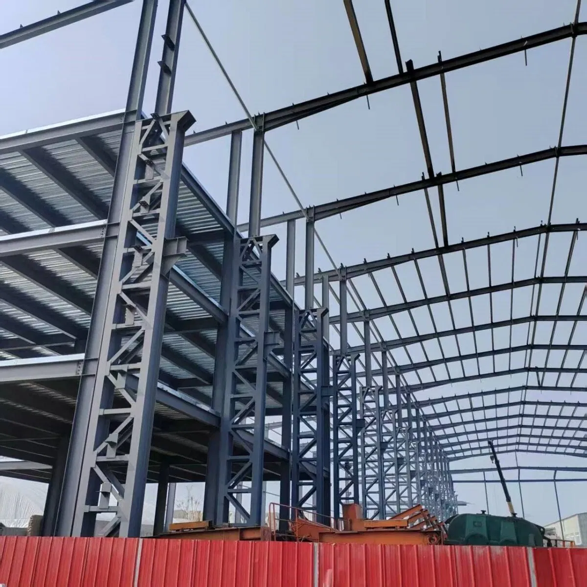Estrutura Industrial/Comercial Agrícola Prefabricada em Aço Galvanizado de Grande Vão