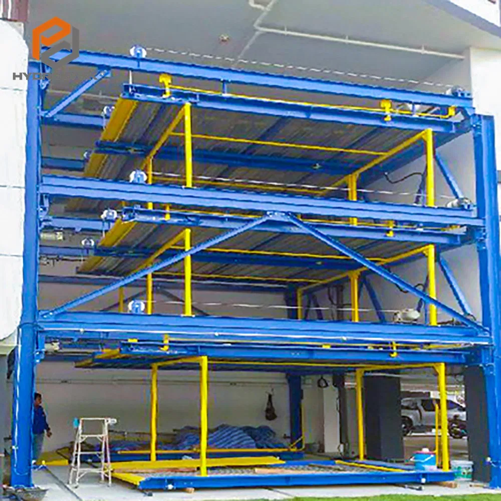 2-8 Andares Economizando Espaço Estéreo Garagem Carrossel Vertical Estacionamento Bidirecional Série Estacionamento Edifícios