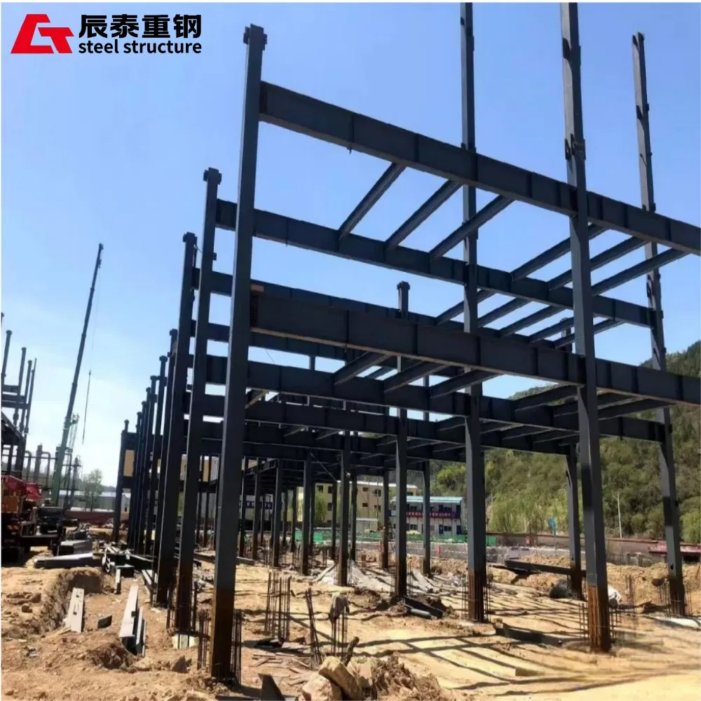 Estrutura de Aço Multi Andar Industrial e Comercial Personalizada Profissional em Anticorrosão e Sismologia Q234 Q345