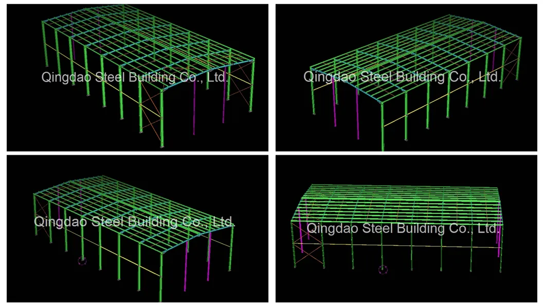 Estrutura de Aço 3D 1