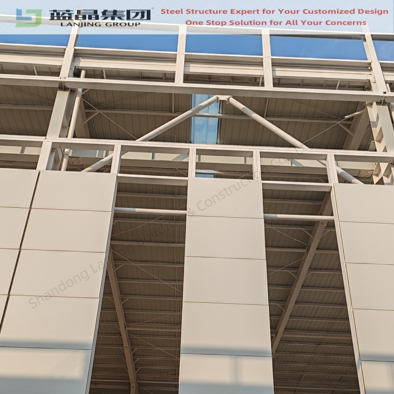 Estrutura de Aço Pré-fabricada de Múltiplos Andares para Edifício Comercial Industrial Escola Escritório Armazém