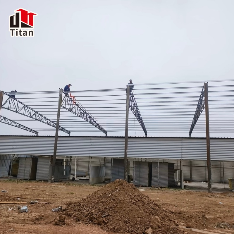 Projeto de Edifício Modular de Restaurante em Estrutura de Aço com Parede de Vidro de Montagem Rápida