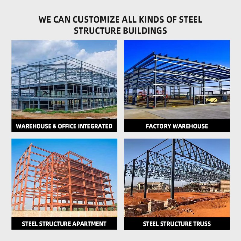 Estrutura Modular de Aço Edifício Comercial de Alto Padrão Fabricante Prefabricado