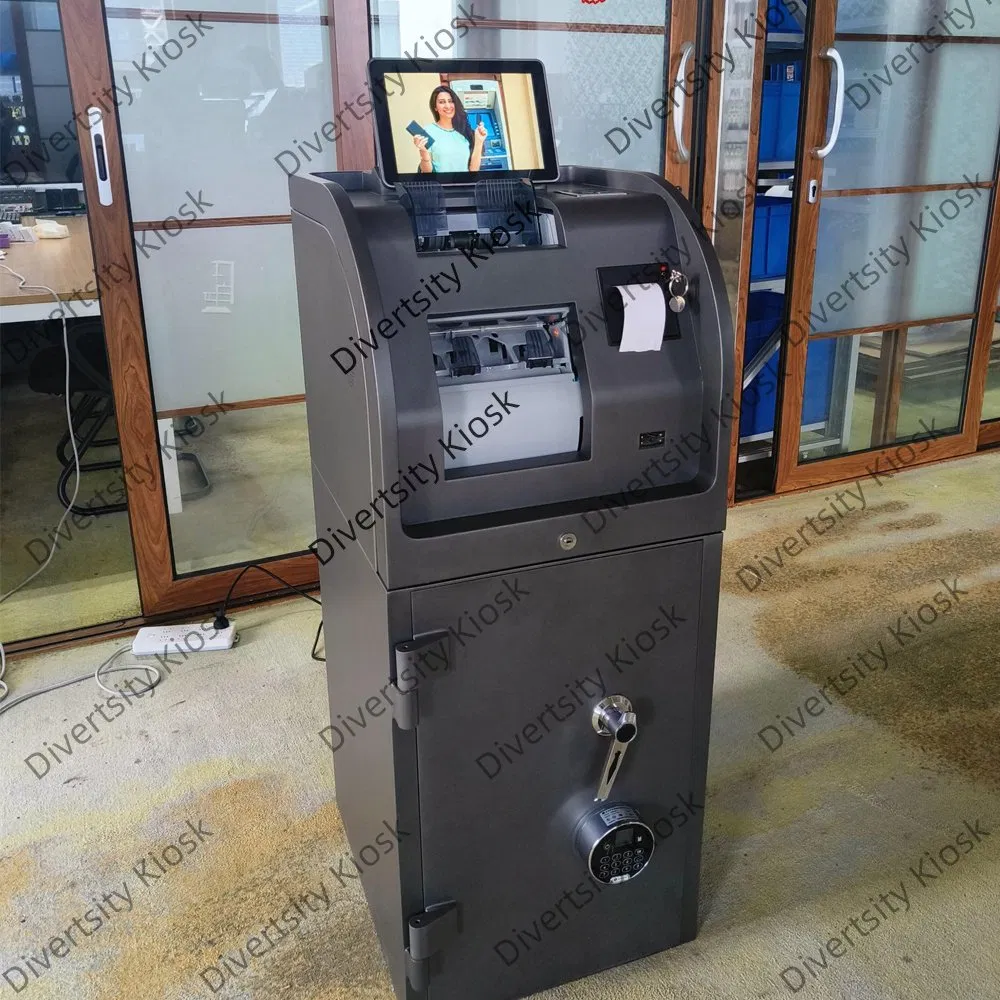 Máquina de Depósito de Dinheiro Automática de Alto Rendimento Terminal de Dispositivo de Cofres Inteligentes de Escritório Turnkey Centro de Dinheiro