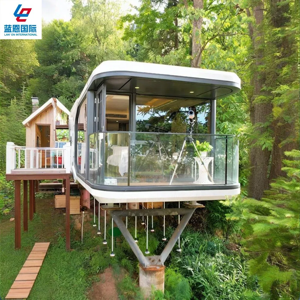 Material de Painel Sandwich Modular Fácil de Instalar Casa Expandível Cápsula Casa para Vida Familiar