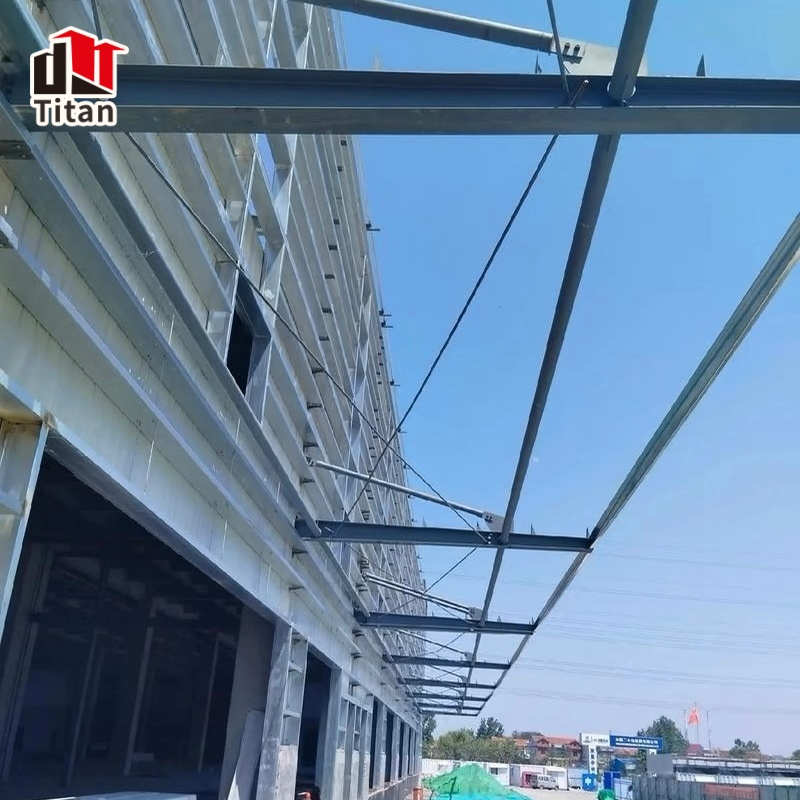 Projeto de Edifício Modular de Restaurante em Estrutura de Aço com Parede de Vidro de Montagem Rápida