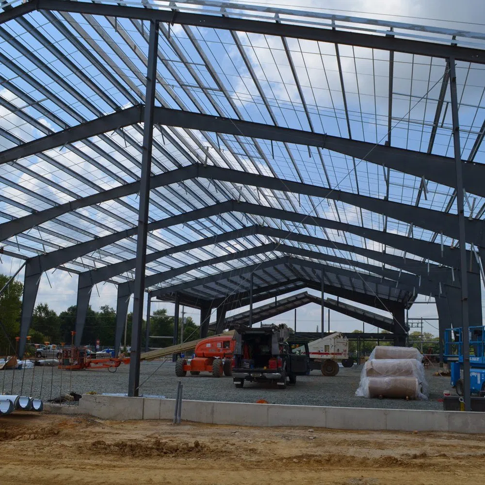 Estruturas de Aço Prefabricadas Edifícios de Armazém Metálicos à Venda
