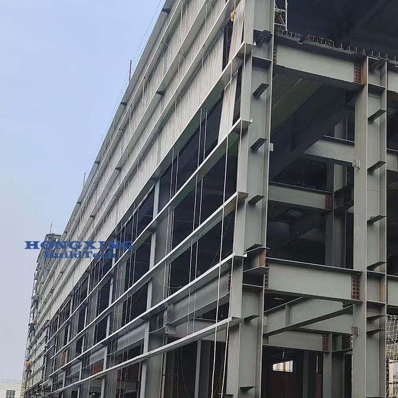 Indústria Pesada Estruturas Metálicas Pré-Fabricadas Personalizadas Edifícios Comerciais de Múltiplos Andares
