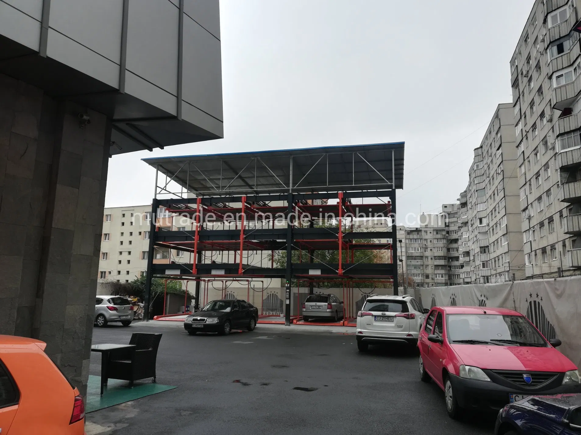 Sistema de Estacionamento Automatizado de Elevador de Quebra-Cabeça para Carros