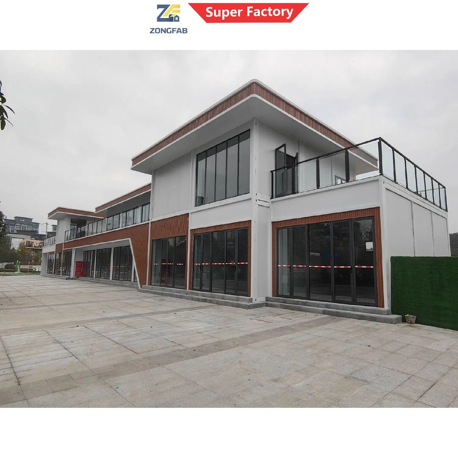 Construir em pouco tempo edifício modular de aço pré-fabricado, container de aço, projeto de instalação escolar, sala de aula, instalação governamental
