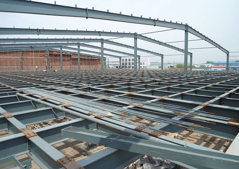 H estrutura metálica da estrutura de aço do armazém pré-fabricado Edifício