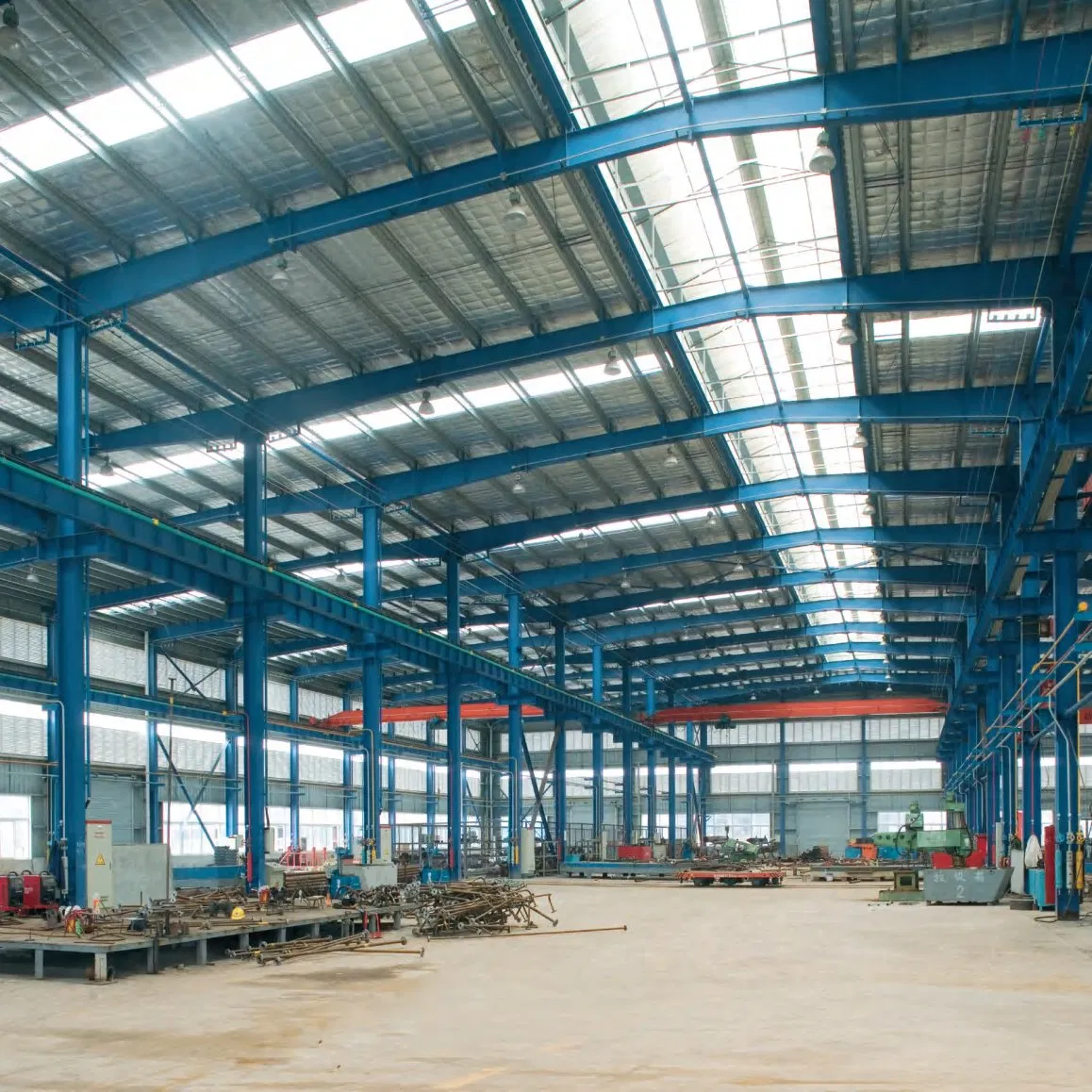 Estruturas de Aço Industriais Prefabricadas Personalizadas de Alta Resistência e Custo Eficiente para Armazéns Comerciais, Fábricas, Garagens, Vilas e Galpões
