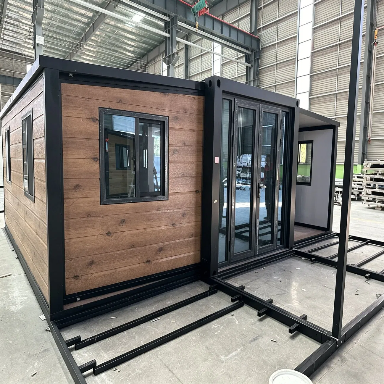 2-3 Vila Contêiner Expandível com Quartos Totalmente Mobiliada Edifício Pré-fabricado Portátil para Aplicação Comercial Residencial Global