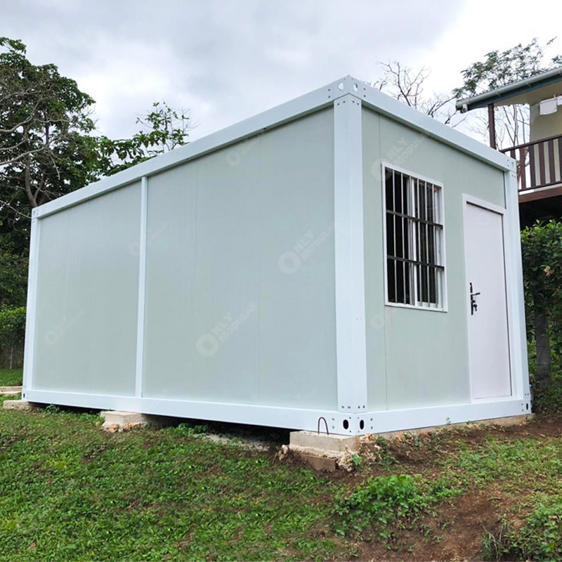 Uma Casa de Estrutura Prefabricada para Escritório