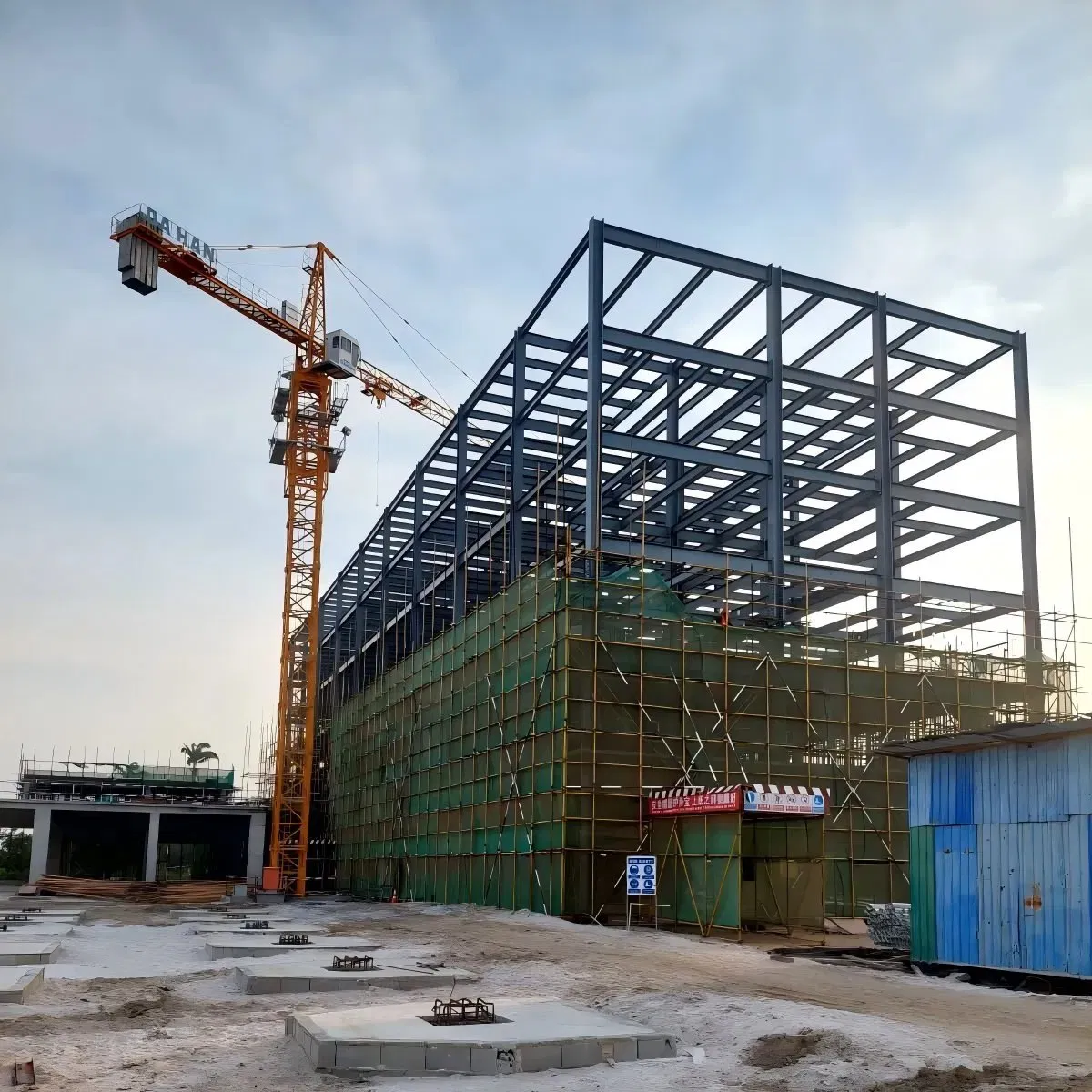 Edifício Modular de Grande Altura Prefabricado Estrutural Industrial Comercial Escritório Estrutura de Aço