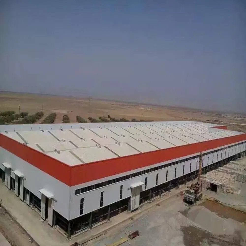 Construção de Armazém Estrutural Personalizado Oficina Hangar Edifícios Comerciais de Aço