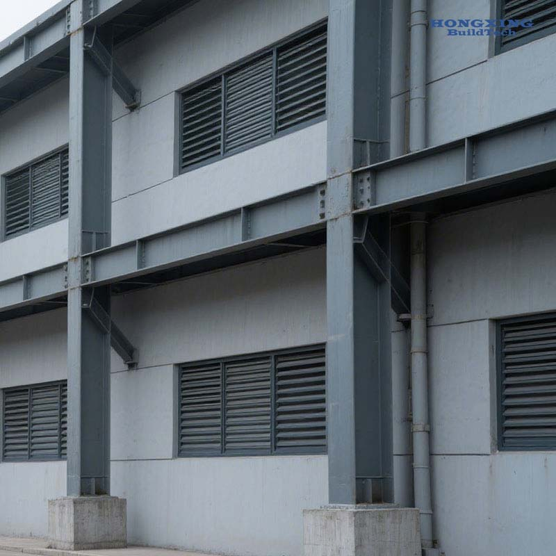 Construção Rápida de Estruturas de Aço para Edifícios Comerciais de Escritórios Comerciais