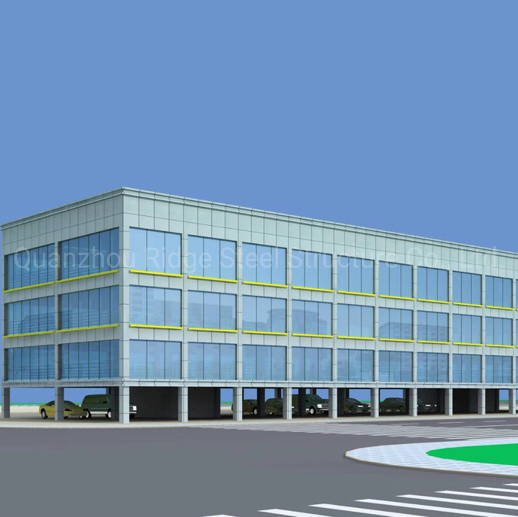 Edifício de Hotel Modular Pré-Engenharia de Alta Altura em Estrutura de Aço Prefabricada de Dois Andares