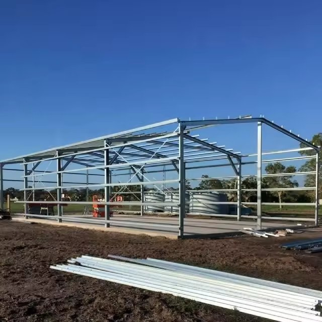 Estruturas de Aço Prefabricadas de Baixo Custo para Armazéns para Uso Industrial / Agrícola / Comercial