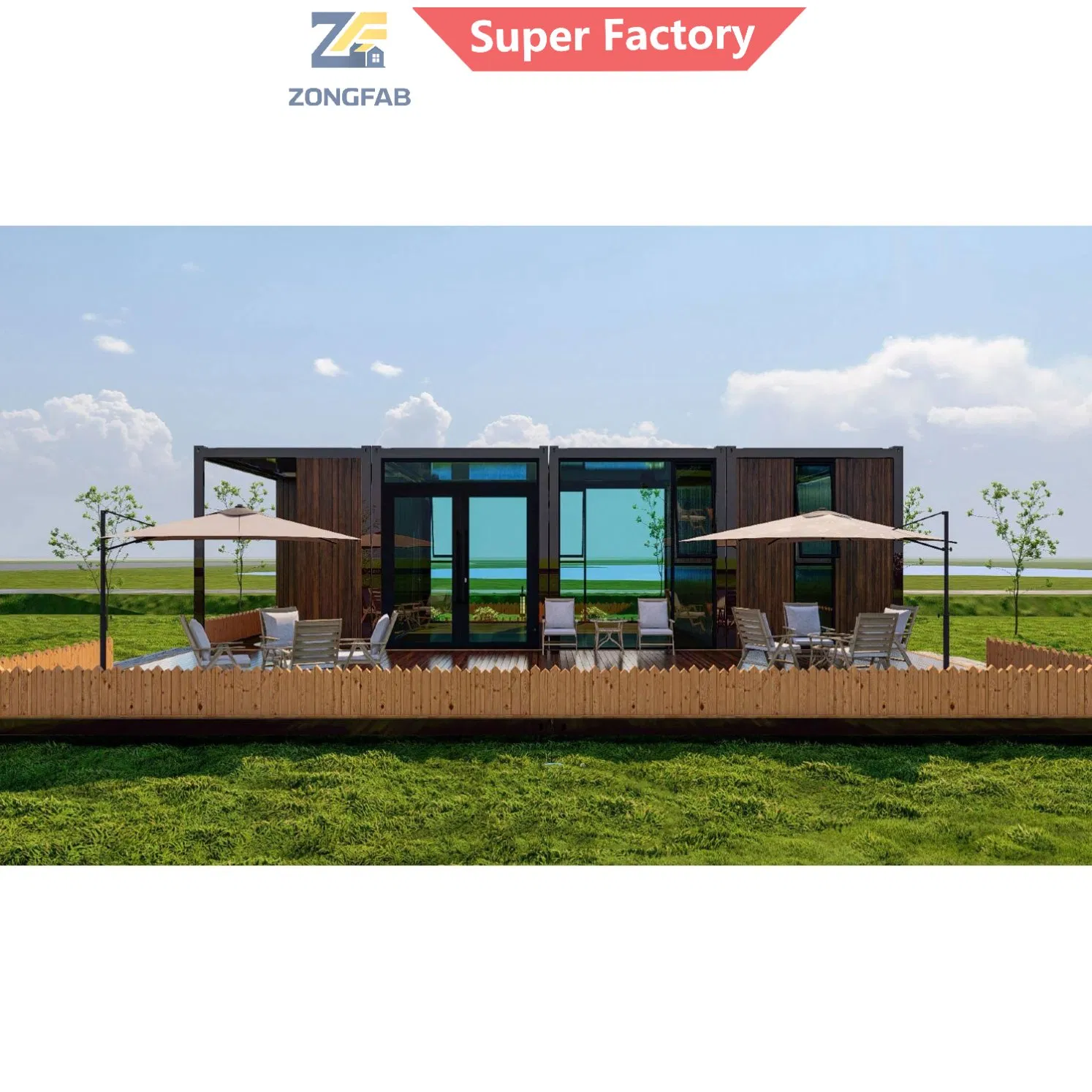 Painel Sandwich de Isolamento Térmico para Parede Moderna Comercial Alojamento Permanente para Trabalhadores de Escritório Residencial Pré-fabricado Modular Edifício Container Habitação