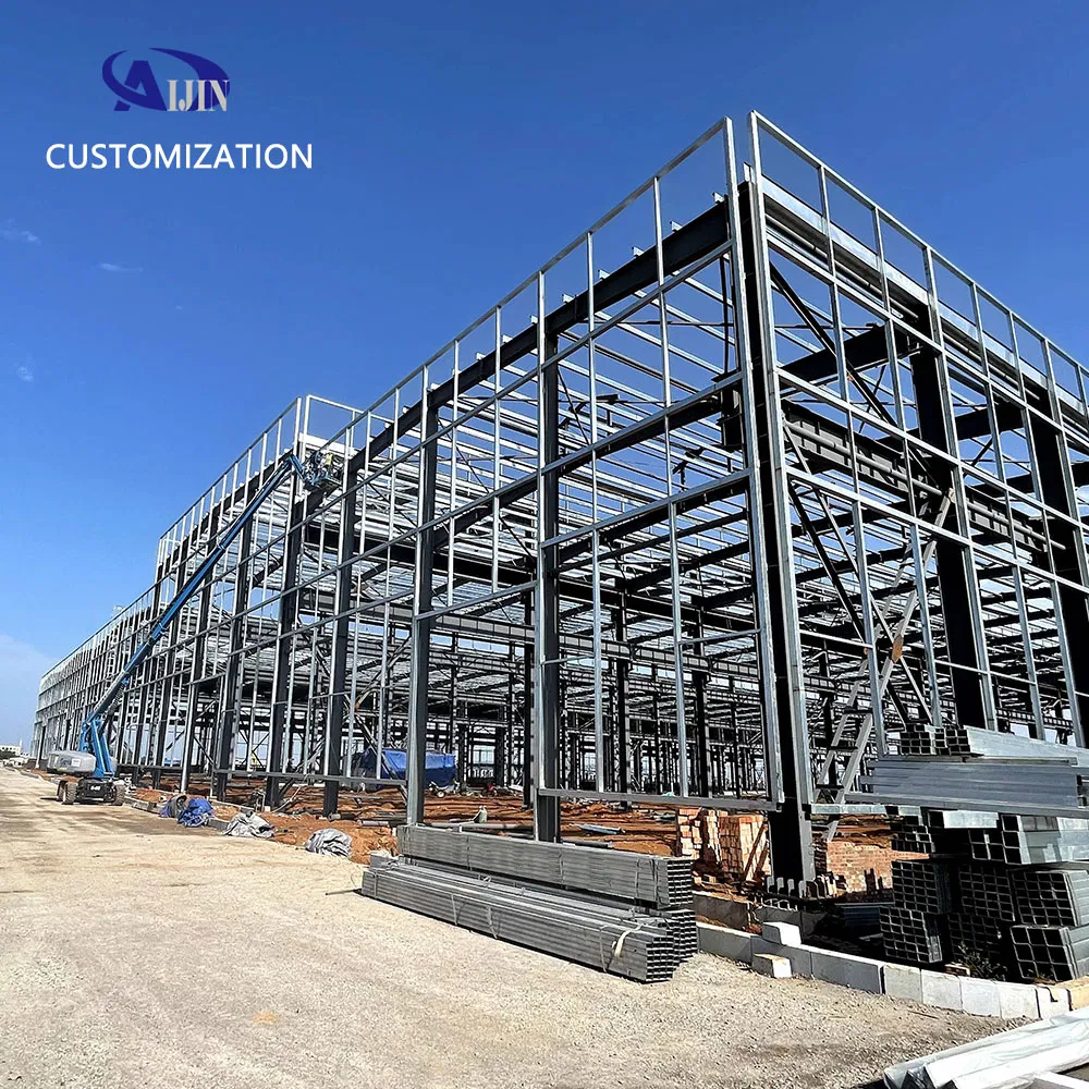 Estrutura de Armazém Modular de Aço para Escritórios Comerciais
