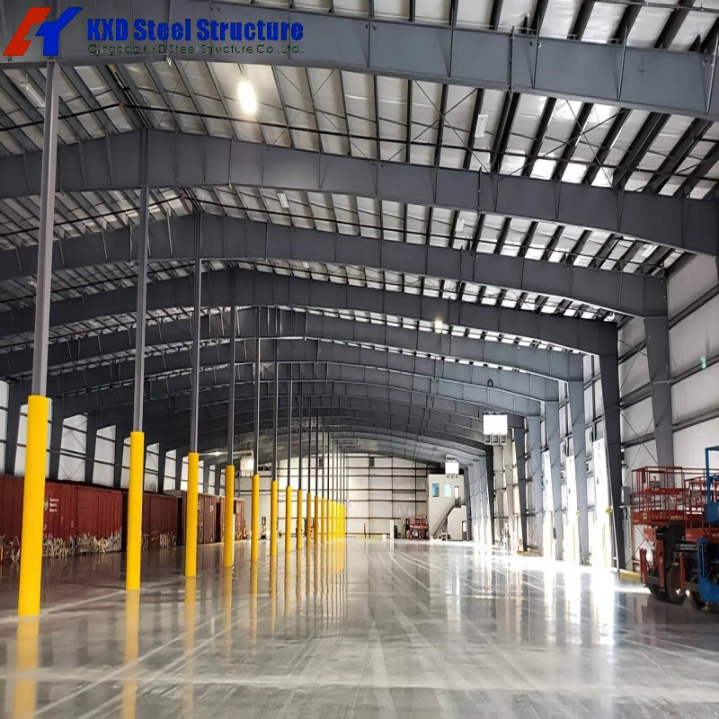 Fabrico de estruturas de aço leve pré-fabricadas Depósito de construção industrial de edifícios de estruturas