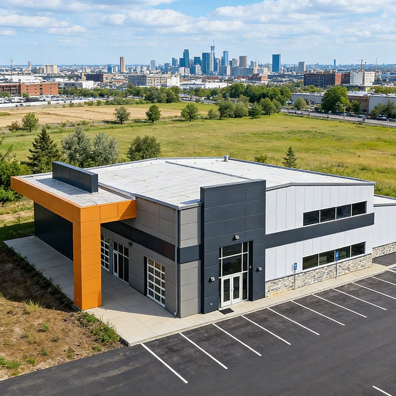 Edifício Comercial de Aço Prefabricado Turnkey para Clínica Bancária e Loja de Varejo com Pacote Completo de Construção