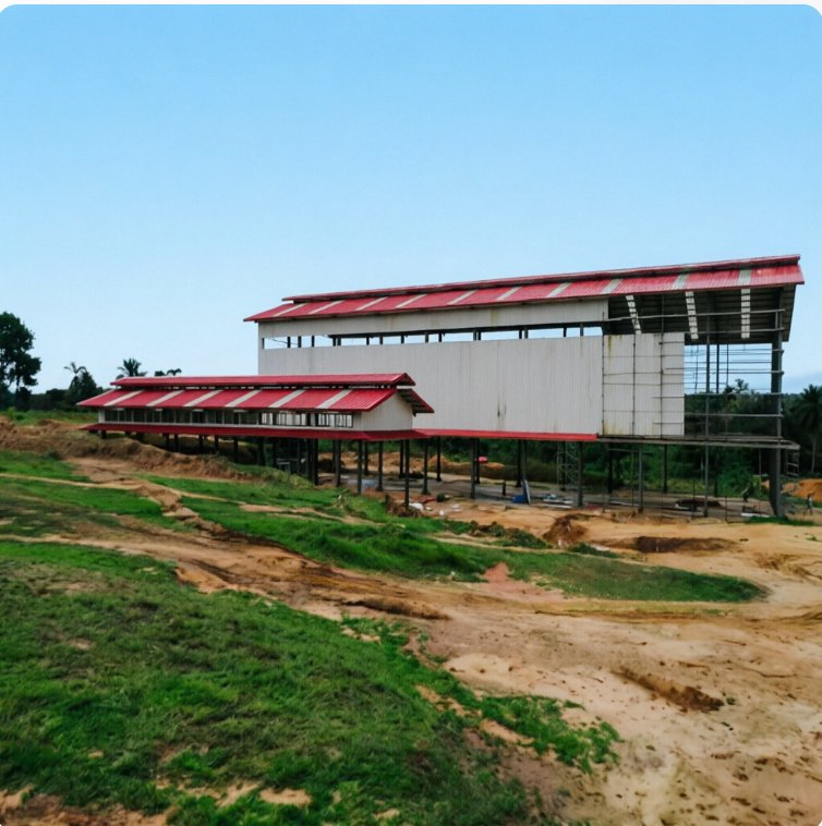 Edifício de Estrutura de Aço Prefabricada de Montagem Rápida