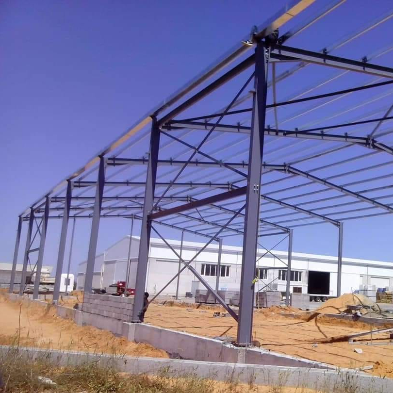 Estrutura de Aço Metálico para Armazém Comercial