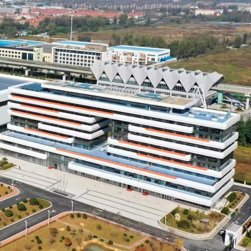 Edifício Comercial de Estrutura Modular em Aço Escritório Prefabricado com Serviço de Orientação de Construção