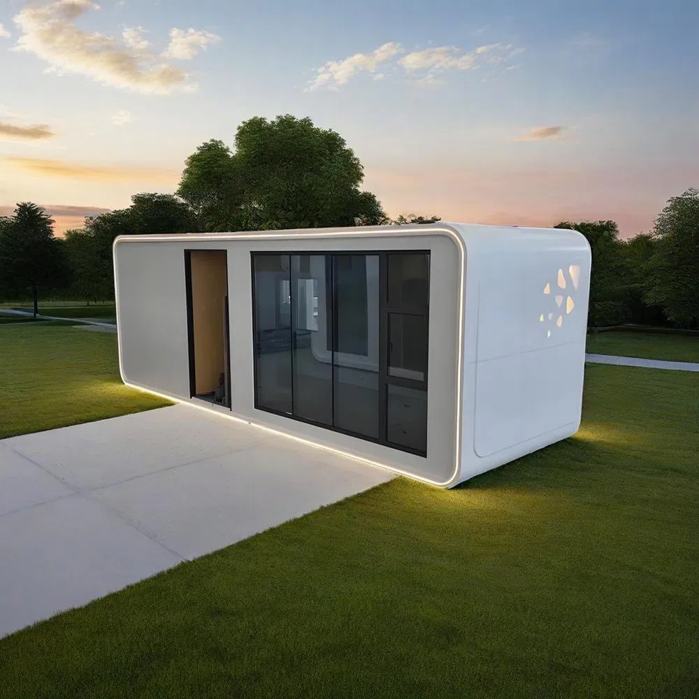 Casa Modular Pequena Estilo Villa em Promoção, Casa Apple Pod com Banheiro
