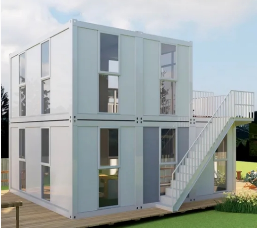 Casa Contêiner Pré-fabricada Modular Moderna 20FT Destacável para Edifício Comercial de Escritórios de Múltiplos Andares