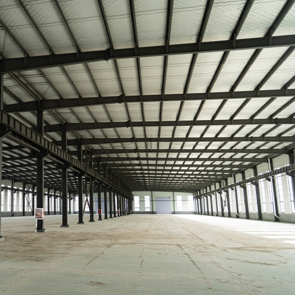 Construção de Estrutura Metálica Prefabricada de Grande Vão e Rápida Montagem Fábrica de Estrutura de Aço Leve
