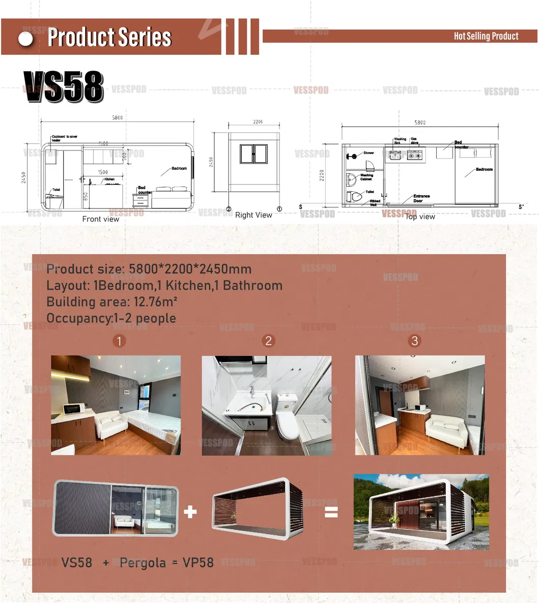 Casas Móveis Armário Maçã Casa Estrutura Cabana Prefabricada Escritório Edifício
