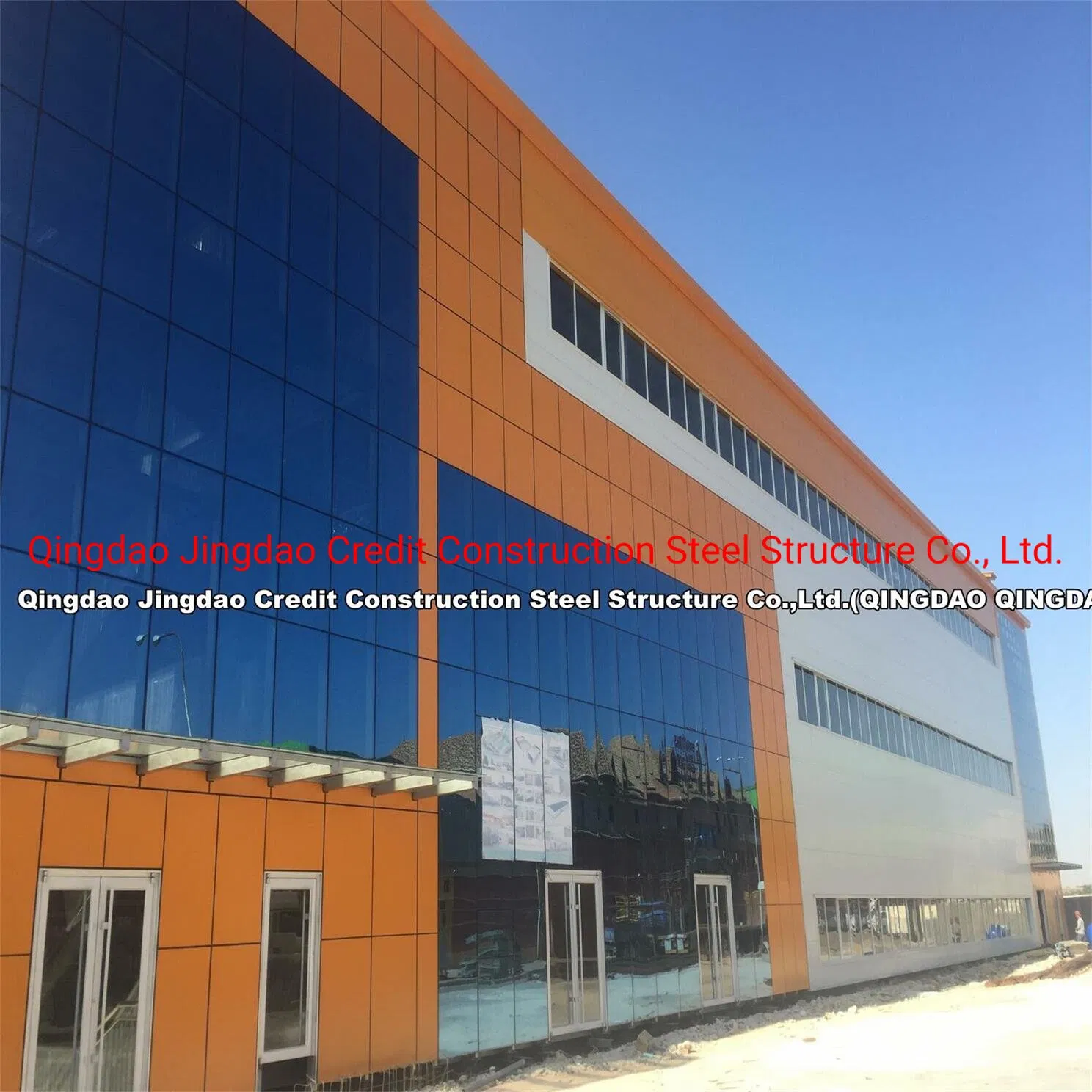 Construção de Estrutura de Aço em Portal para Armazém Prefabricado / Oficina Comercial / Galpão de Armazenamento Industrial / Oficina de Garagem em Angola