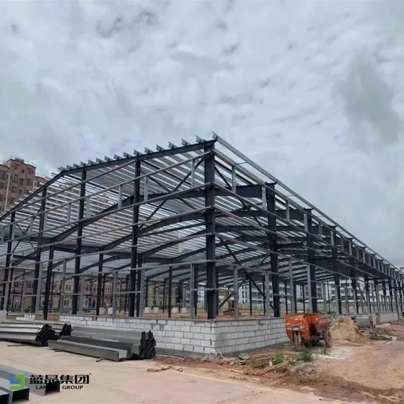 Estrutura Metálica de Aço Modular Prefabricada para Indústria Leve, Hospital, Hotel, Restaurante, Pavilhão de Exposições, Estádio, Indústria, Edifício Público