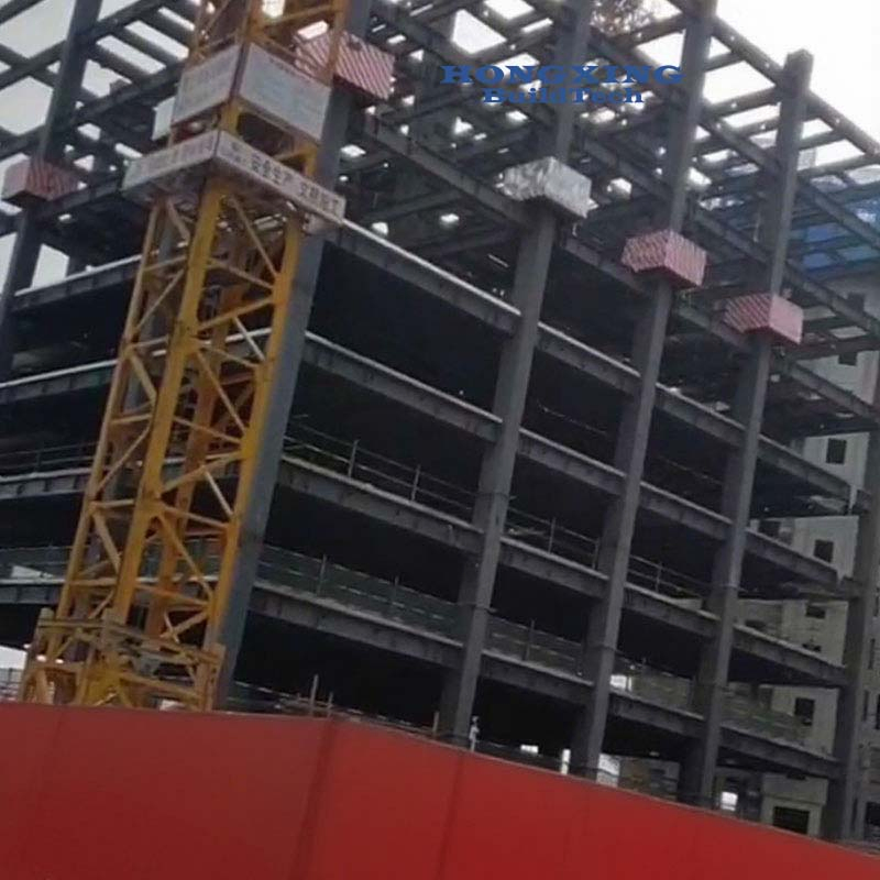 Edifício Comercial de Estrutura Metálica Pré-Engenharia Personalizada, Escritório de Estrutura de Aço Prefabricada