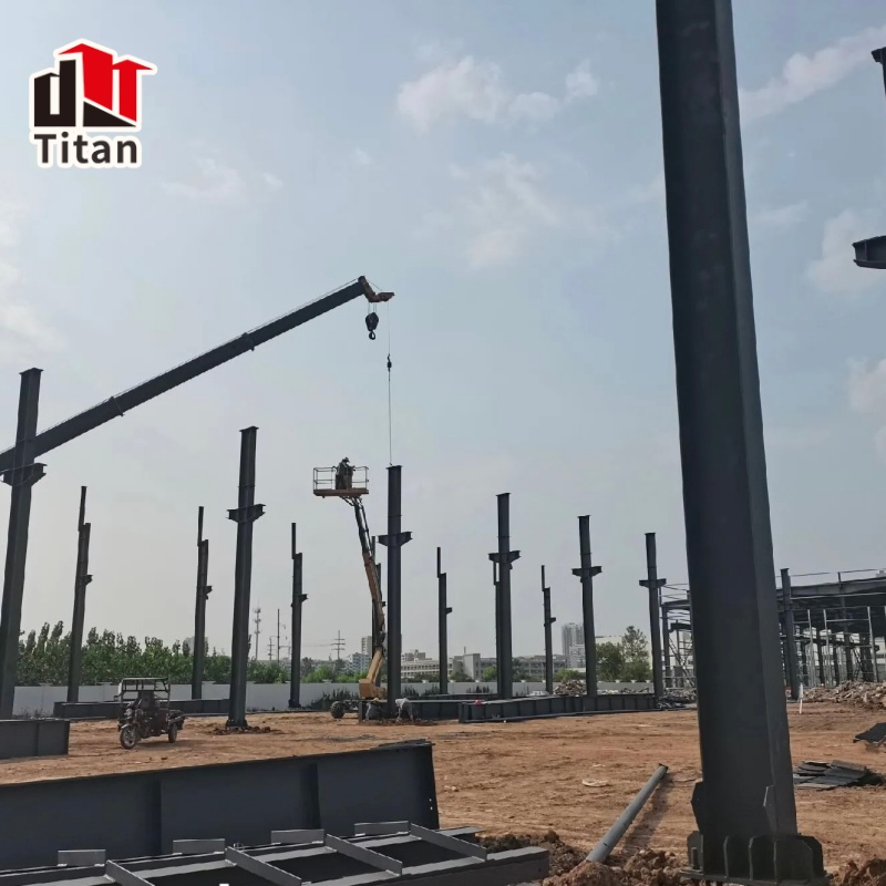 Projeto de Edifício Modular de Estrutura de Aço de Montagem Rápida para Planta Industrial