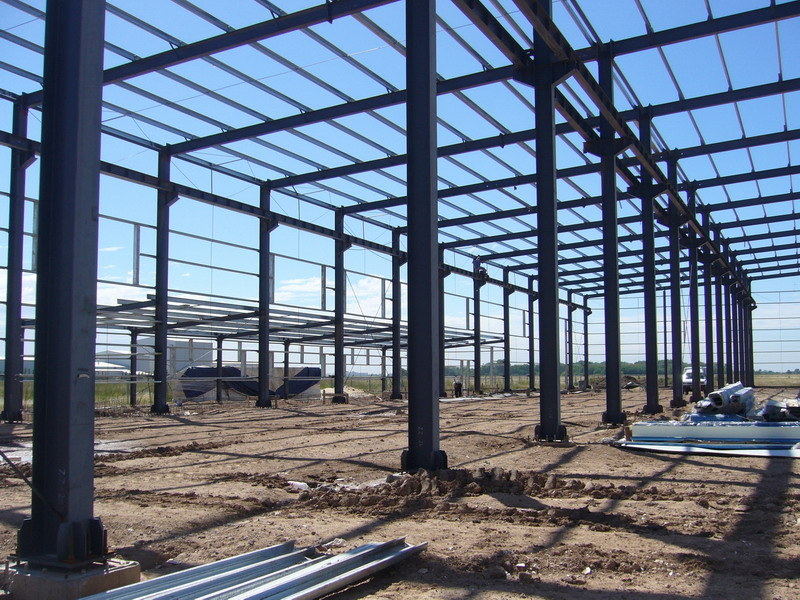 Construção de Edifício de Oficina em Estrutura de Aço Leve com Certificação CE